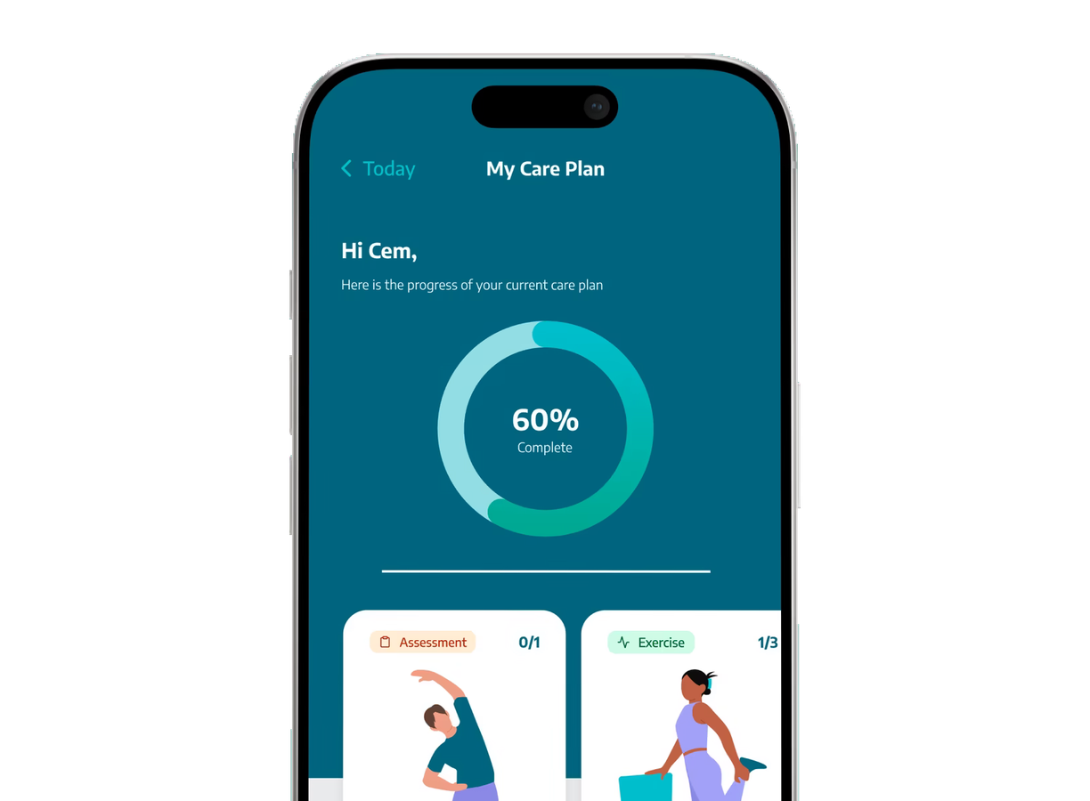 A recovery plan on a phone showing 60 percent complete