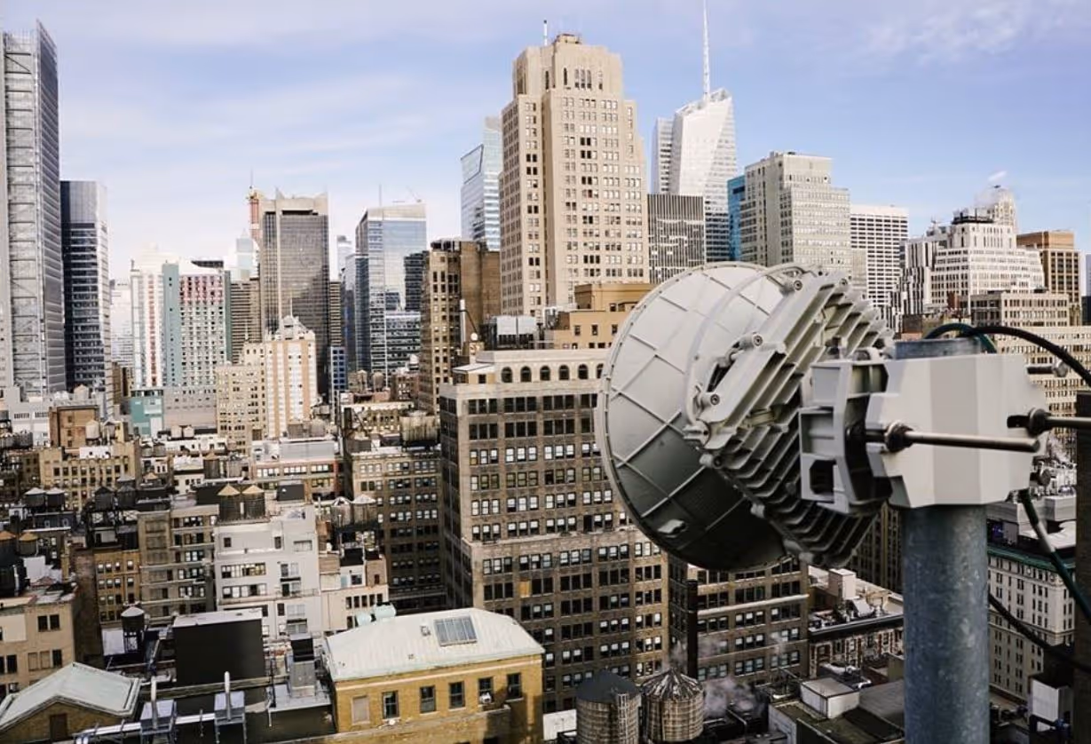 Microwave dish in NYC picture by Black Oak Capital Partnerss