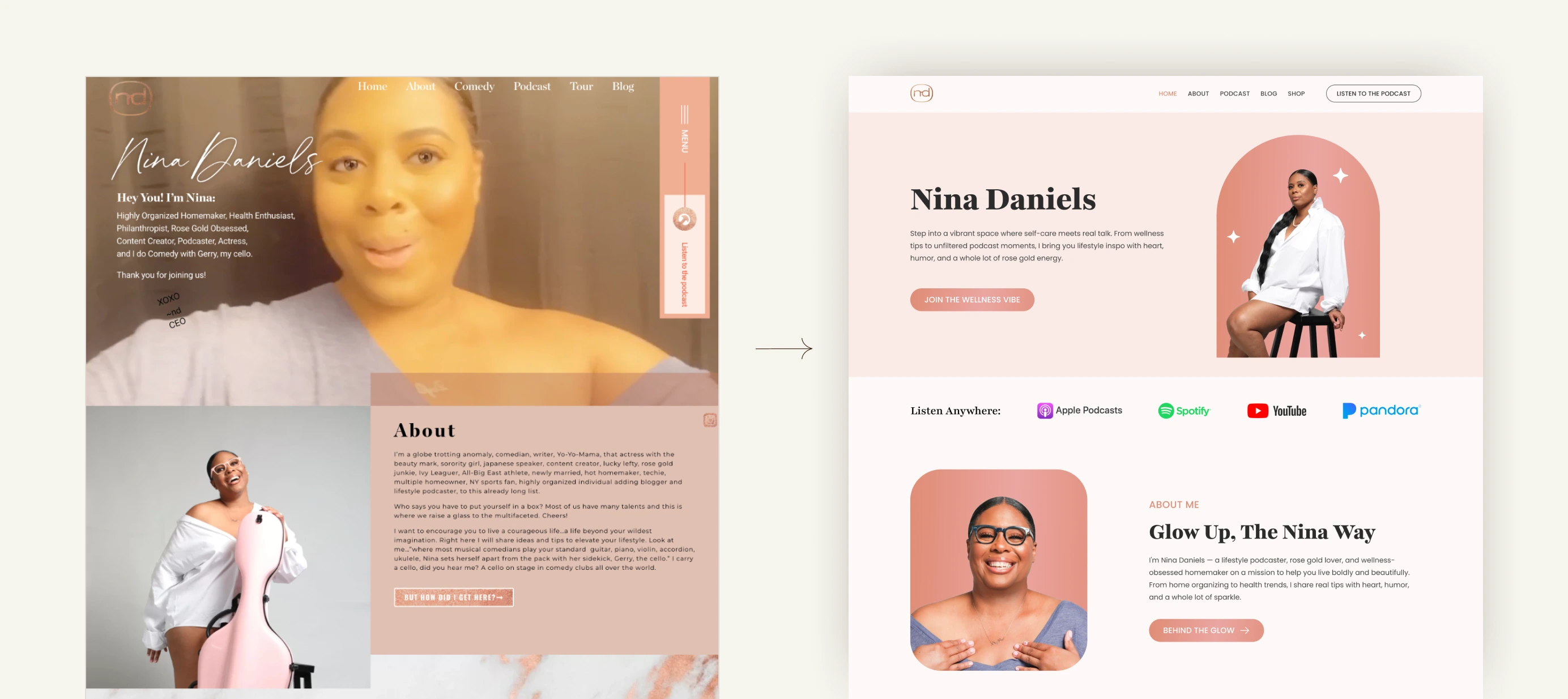 Nina Daniels Redesign