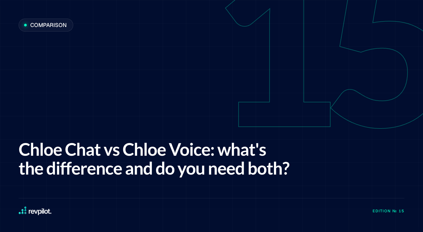Chloe Chat vs Chloe Voice: what's the difference and do you need both?