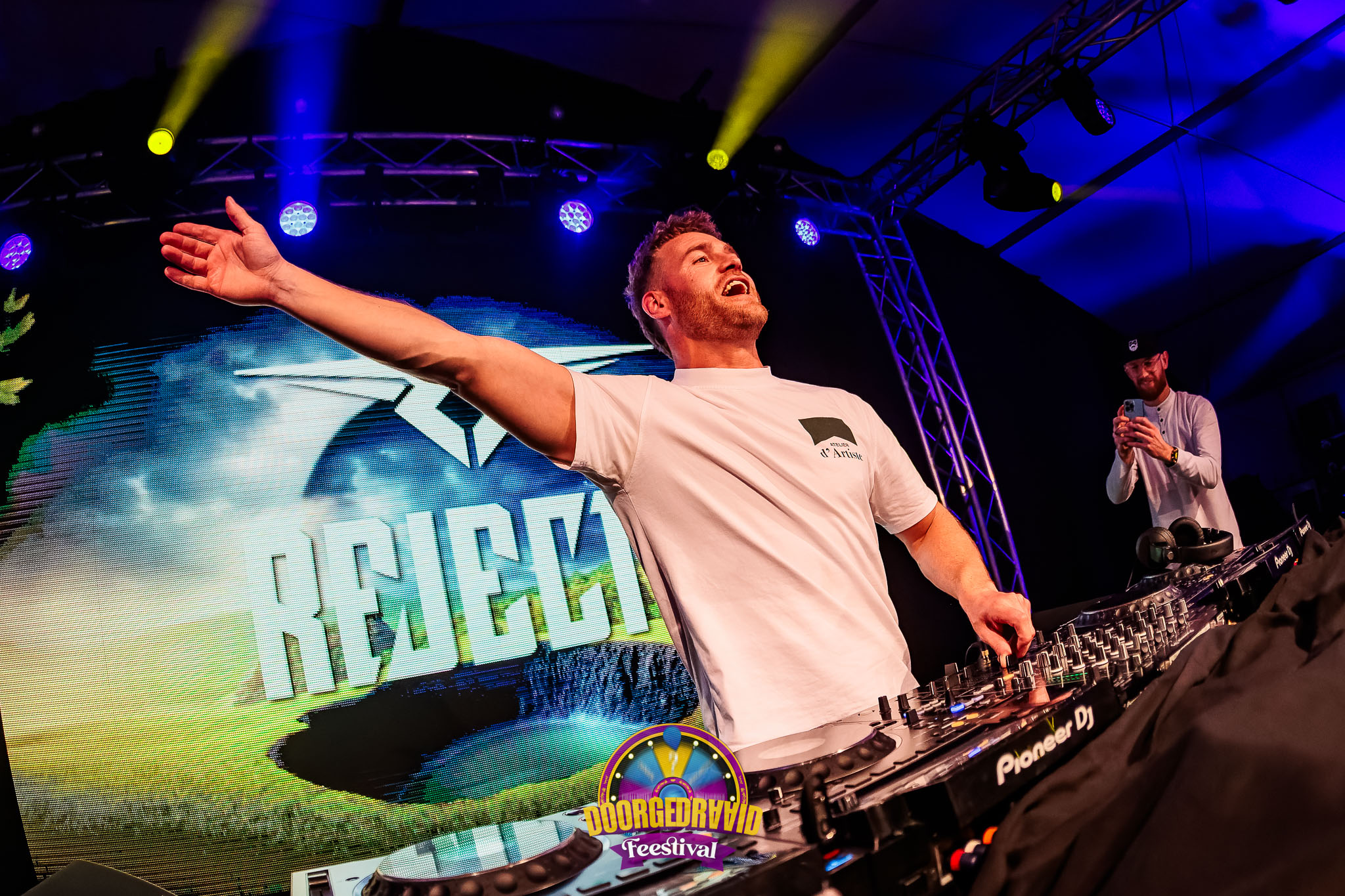 DJ Rejecta tijdens zijn liveset op het Doorgedraaid Feestival. Vastgelegd door Bold Productions, contentspecialist voor Events & Artiesten.