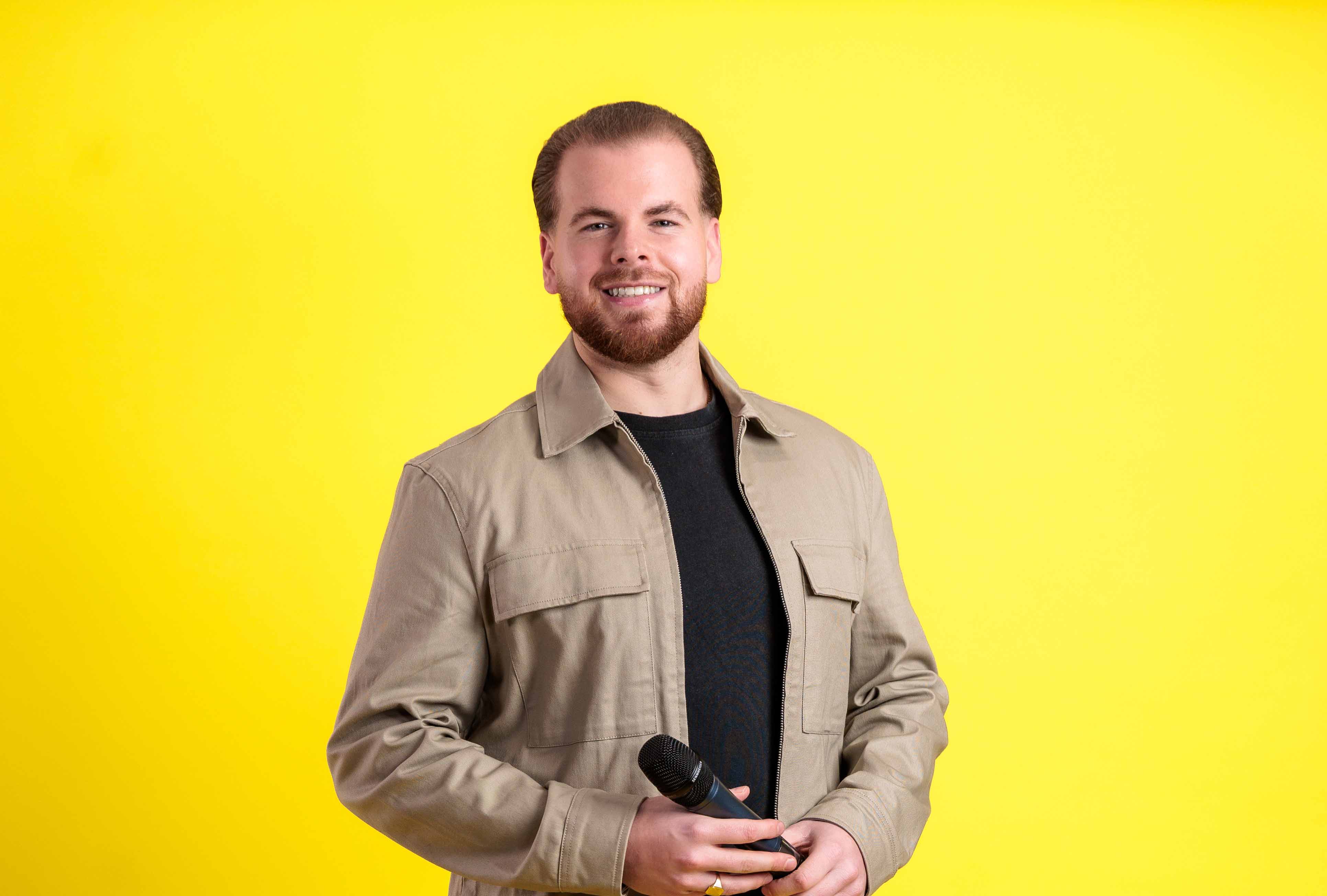 Zanger Roy van Nuland vastgelegd door Bold Productions, contentspecialist voor Events & Artiesten.