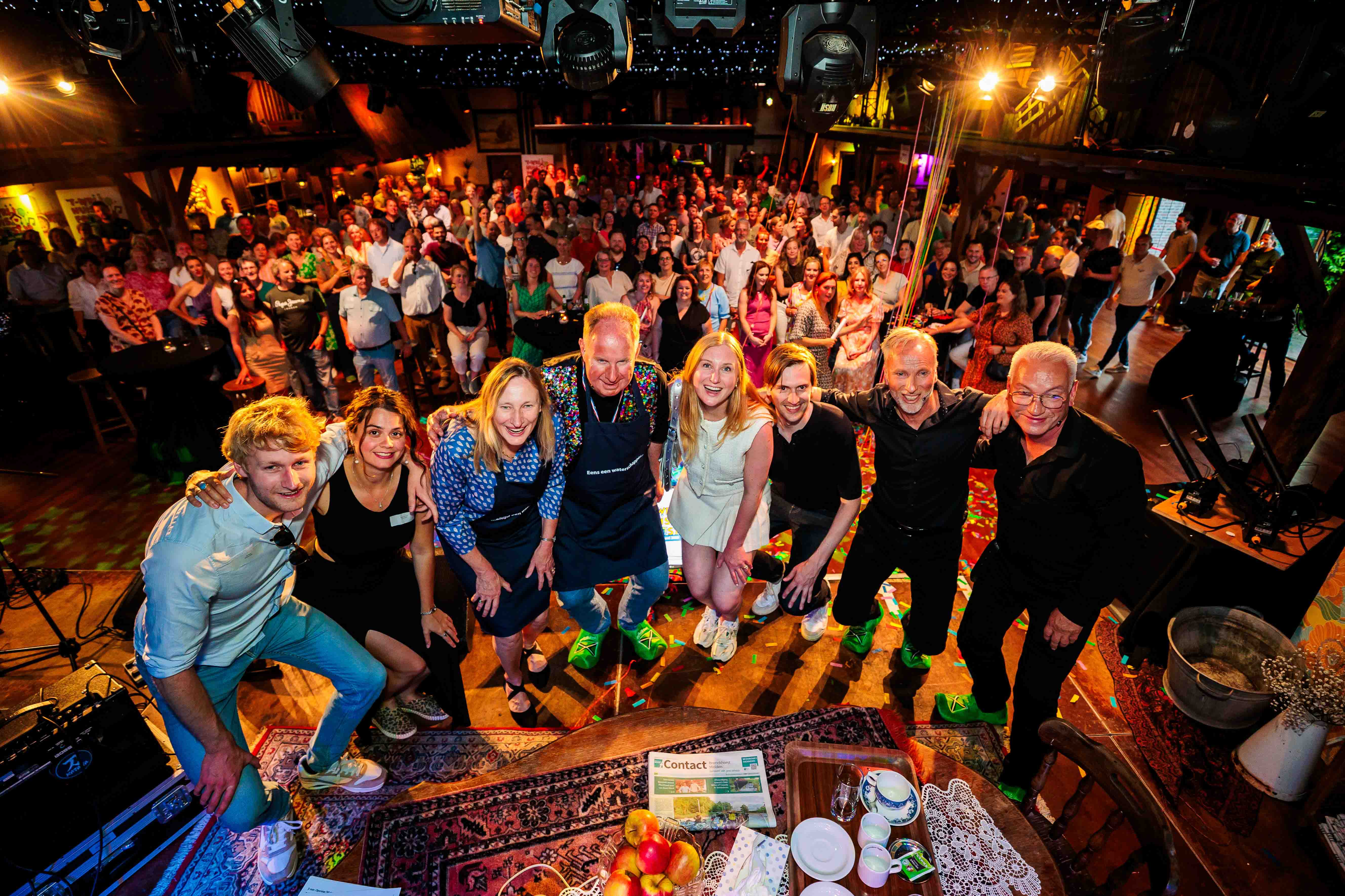 Sfeerbeeld van een bedrijfsfeest vastgelegd door Bold Productions, contentspecialist voor Events & Artiesten.