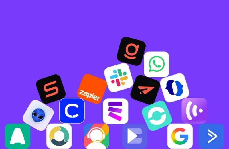 Logos of the tools that integrate with noCRM
