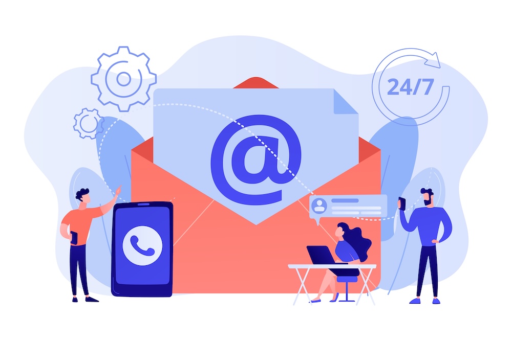 e-mails de solicitação de reunião