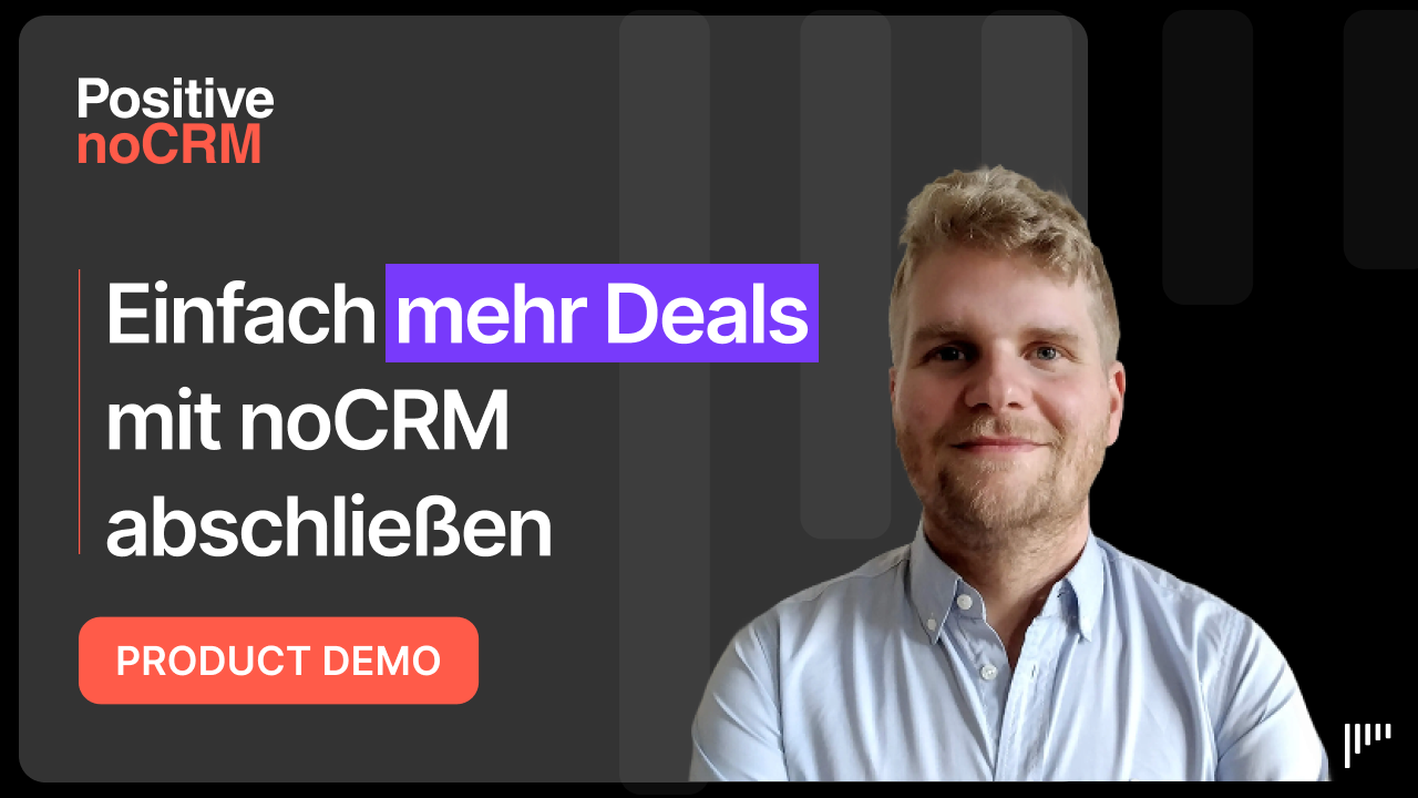 Cover des Webinars: Product Demo: Erste Schritte mit noCRM