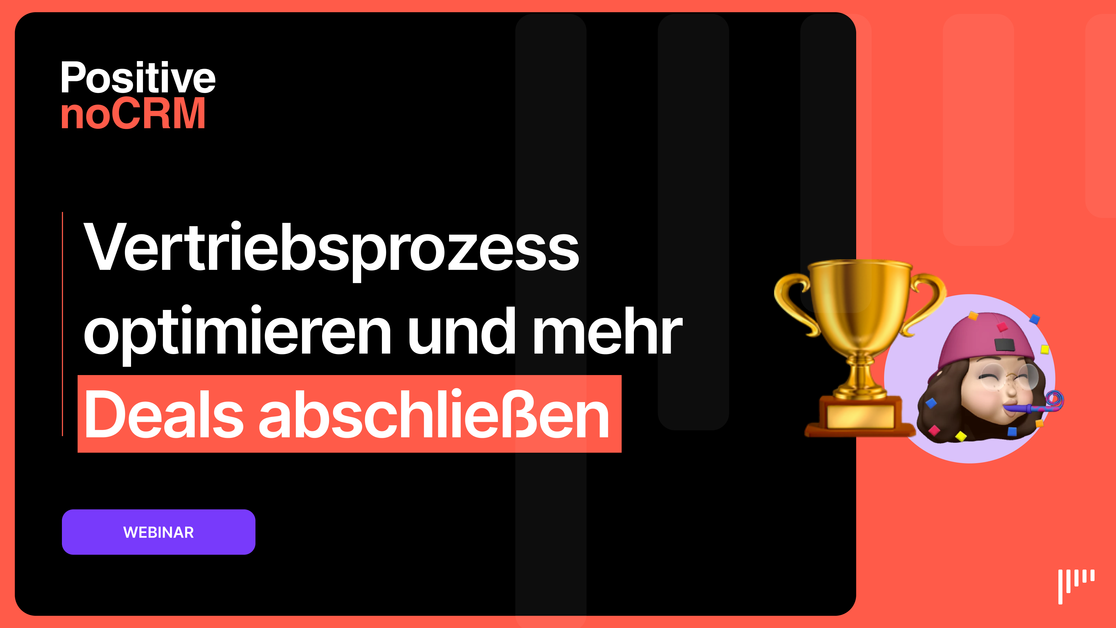 Cover des Webinars: Wie Sie einen erfolgreichen Vertriebsprozess einrichten und mehr Leads abschließen