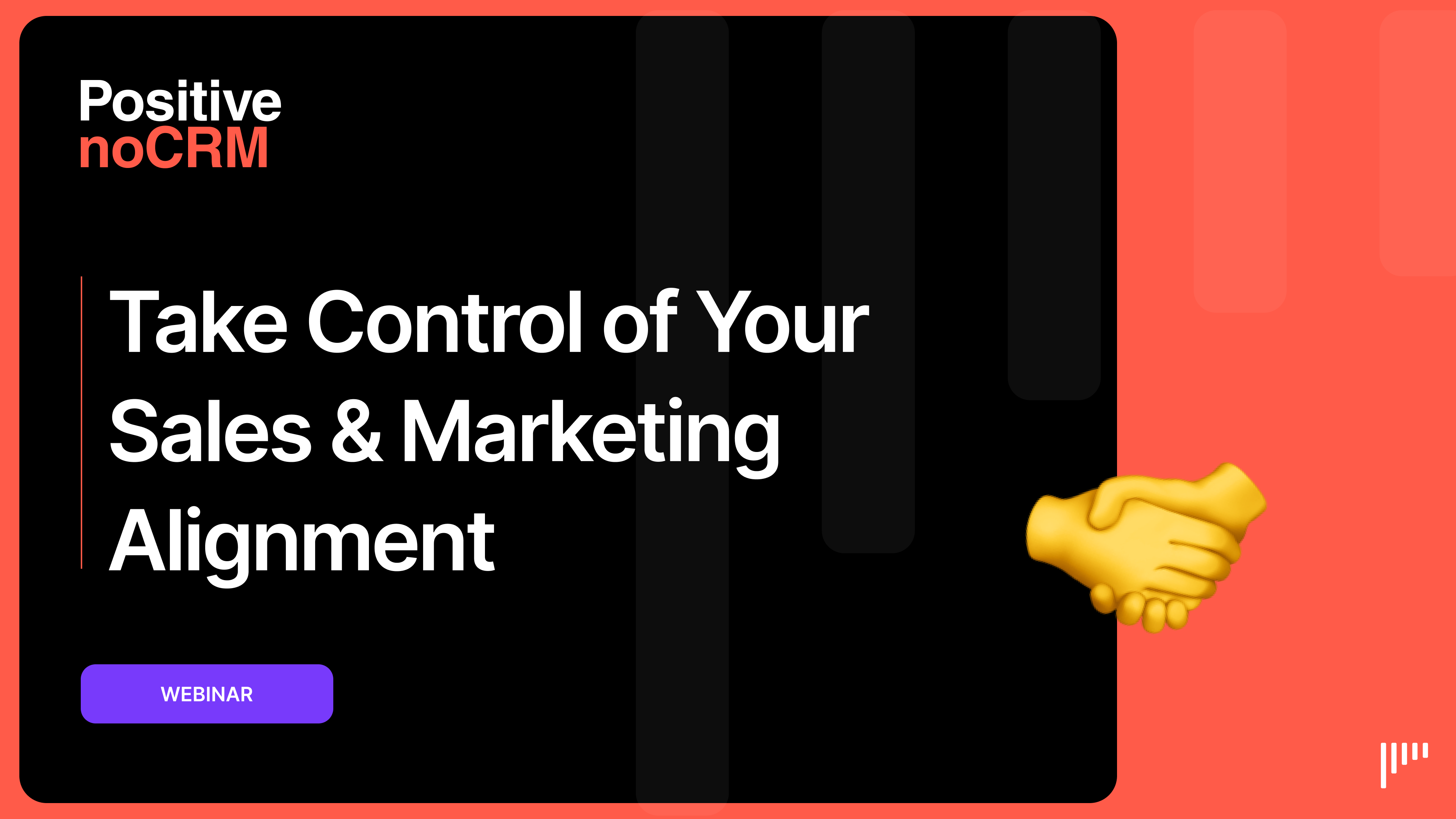 Webinar cover: Take Control of Your Sales & Marketing Alignment