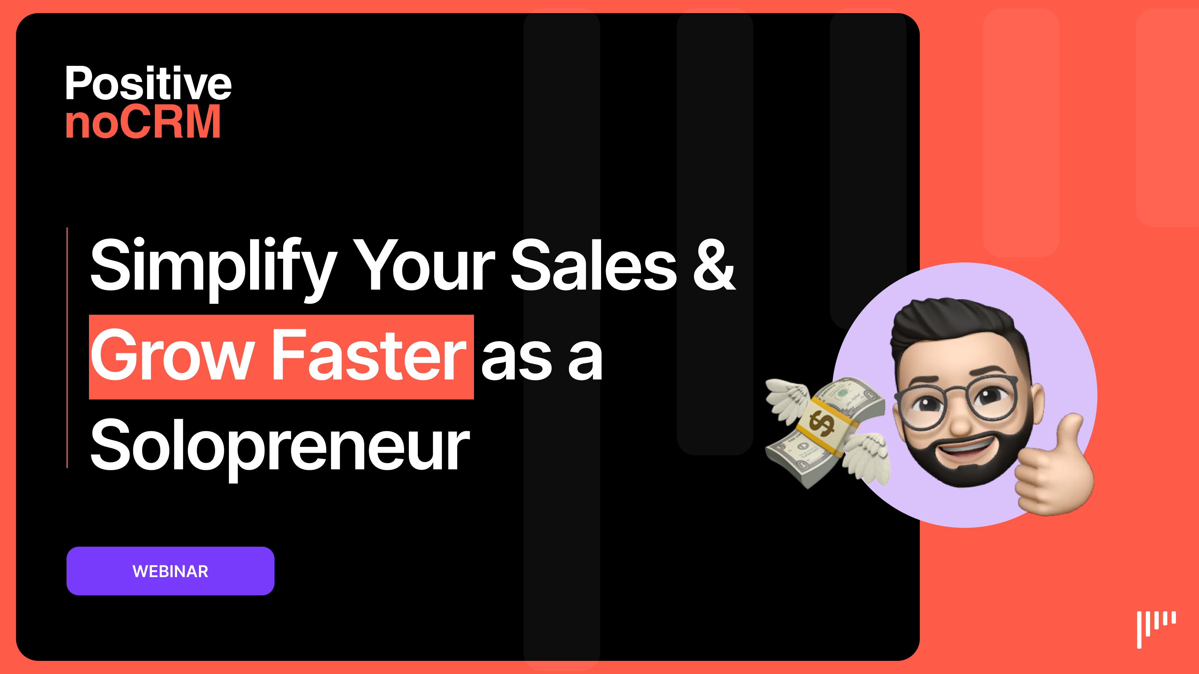 Webinar cover: Simplify Your Sales & Grow Faster as a Solopreneur