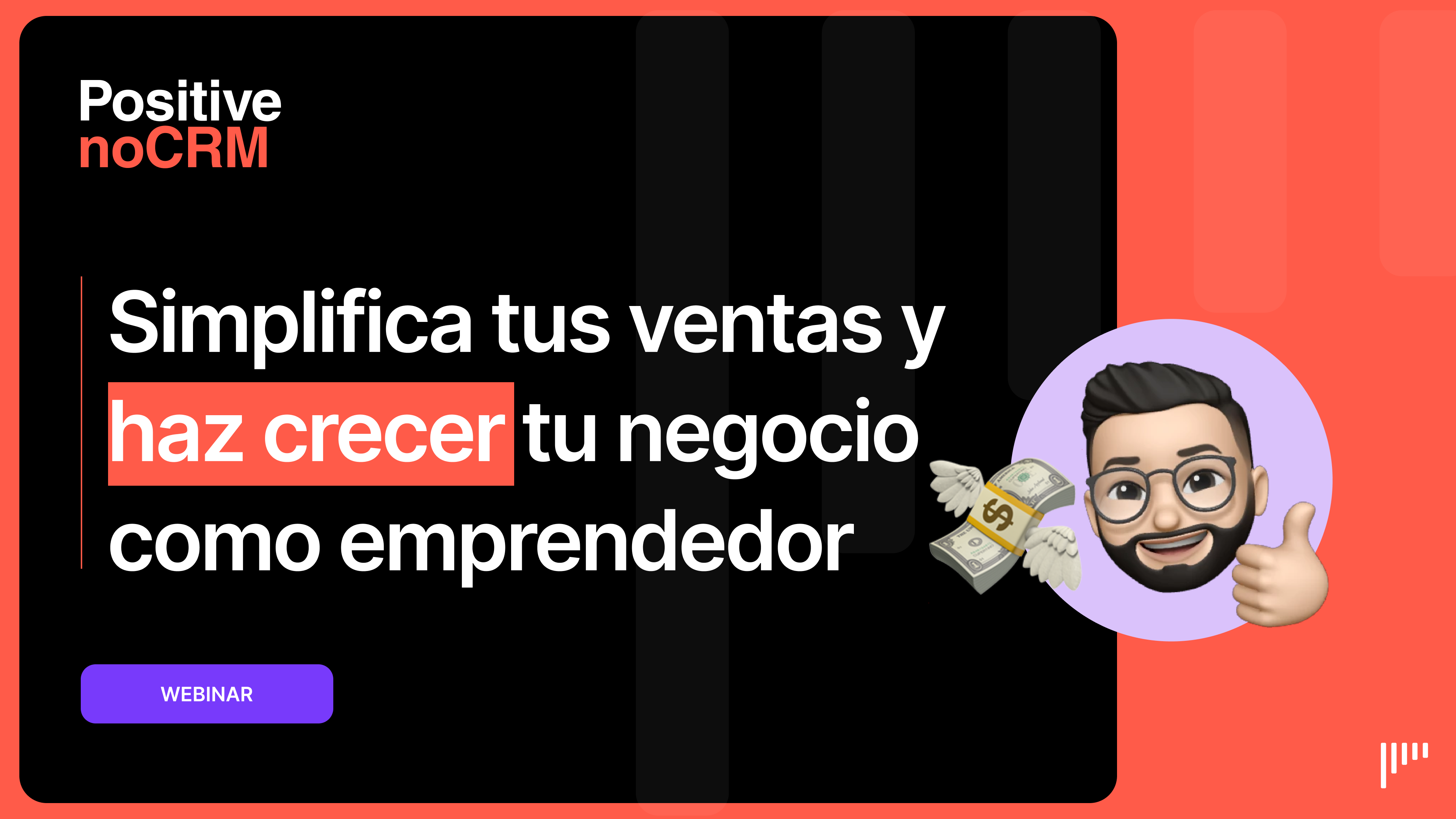 Portada del webinar: Simplifica tus ventas y haz crecer tu negocio como emprendedor