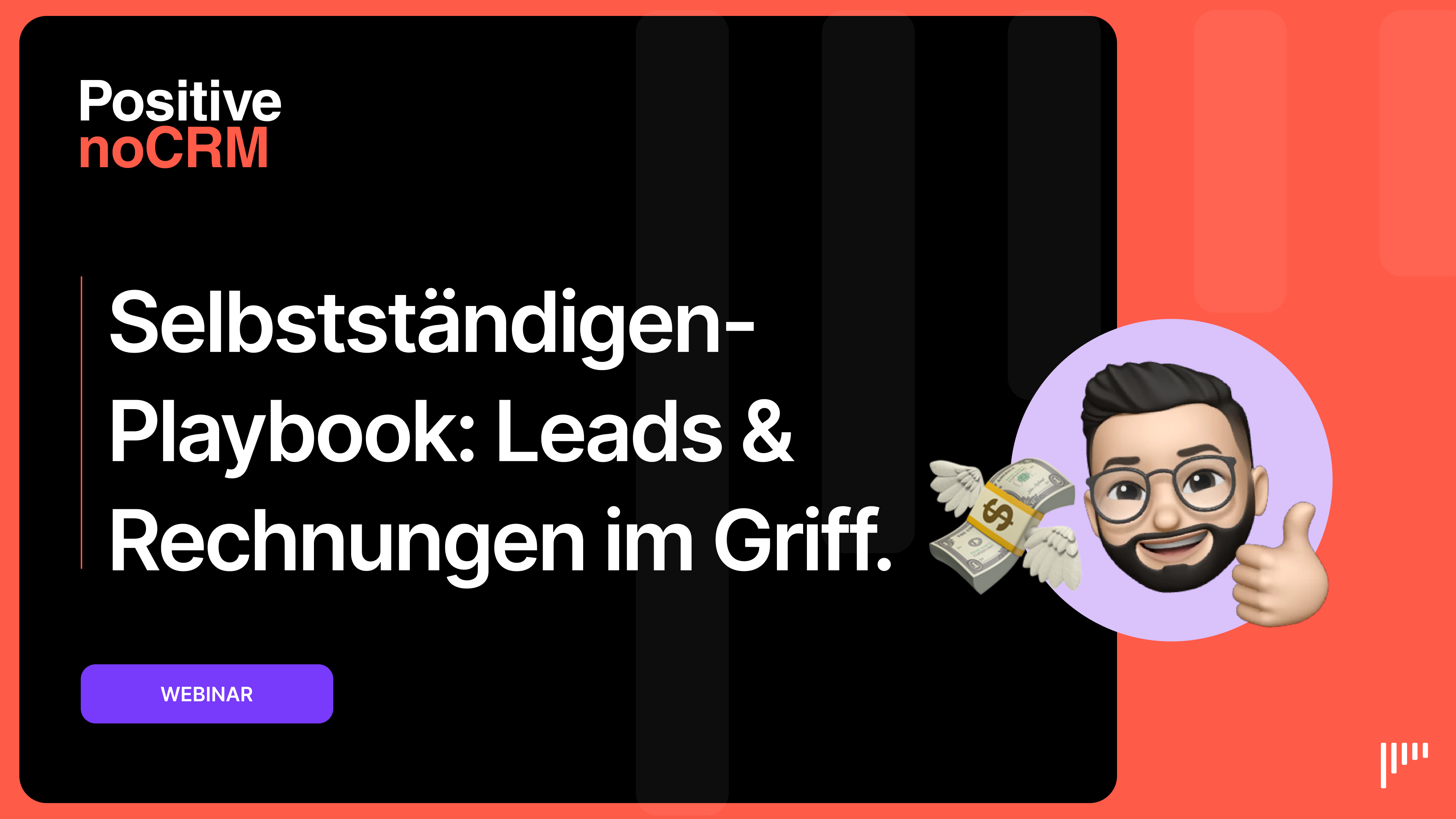 Cover des Webinars: Erfolgs-Playbook für Selbstständige: Leads, Angebote und Rechnungen im Griff