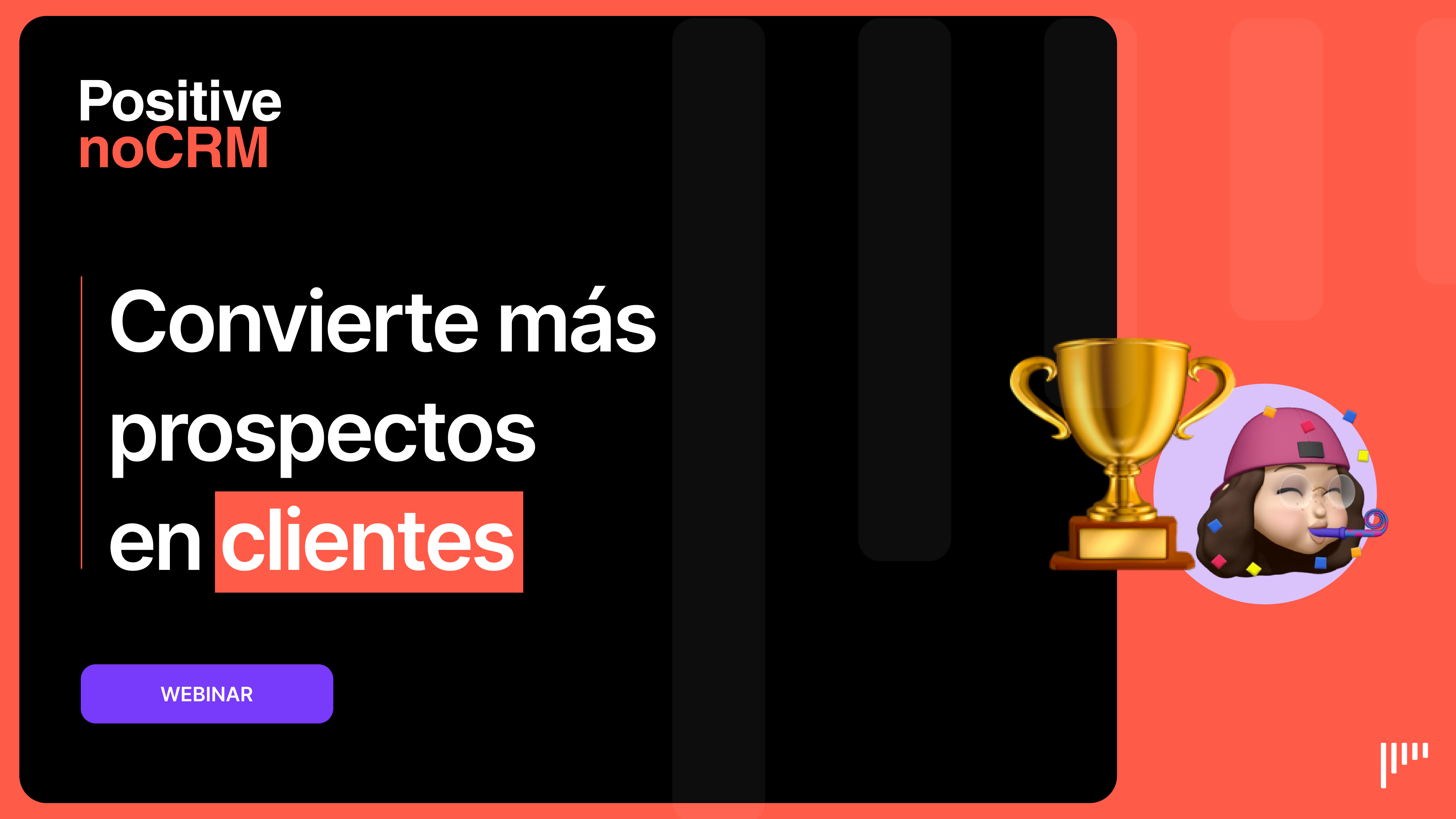 Portada del webinar: Convierte más prospectos en clientes con un proceso de ventas eficiente
