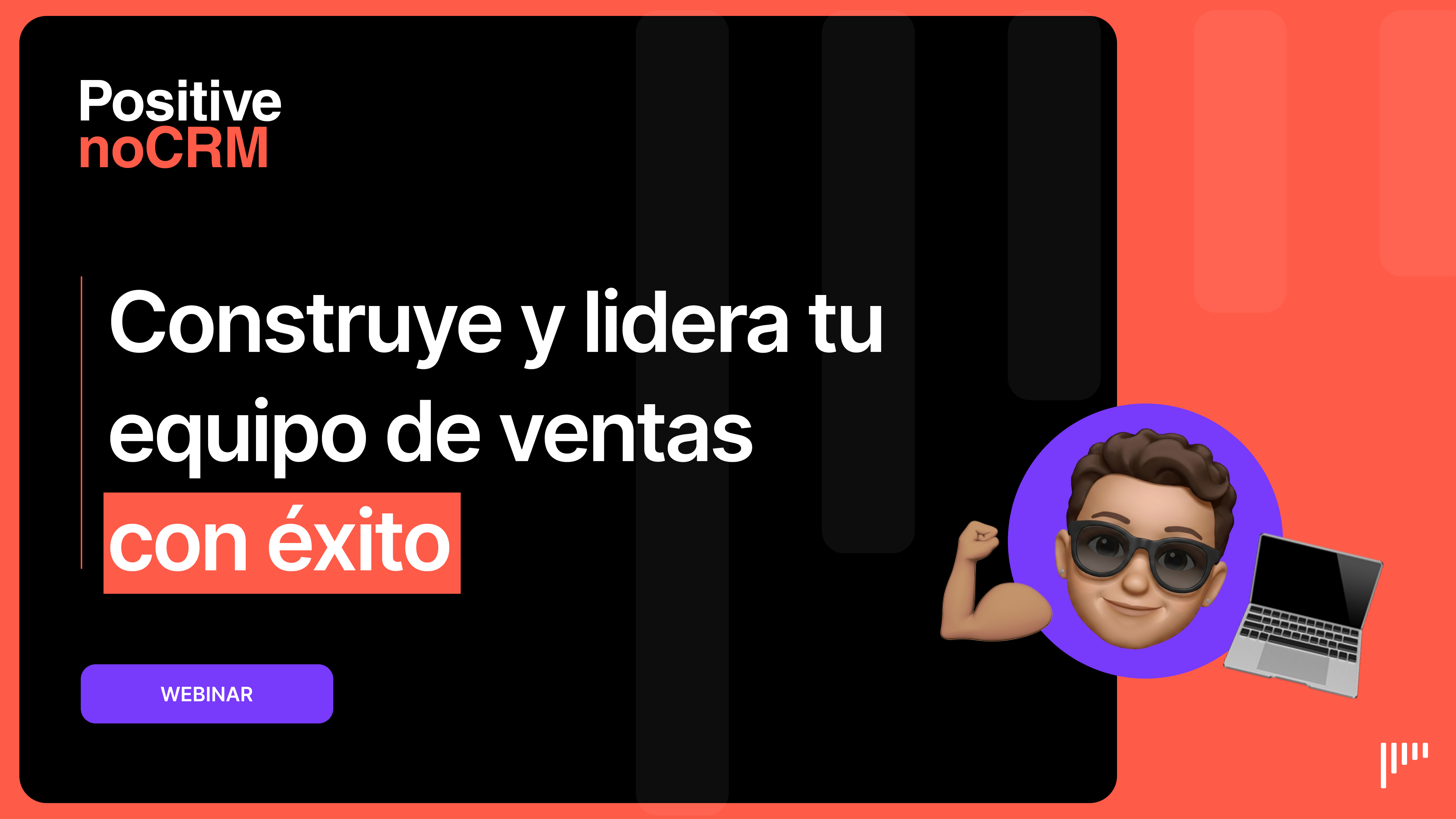Portada del webinar: Construye y lidera tu equipo de ventas con éxito
