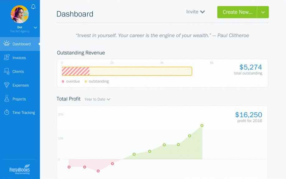 Intégration noCRM et FreshBooks