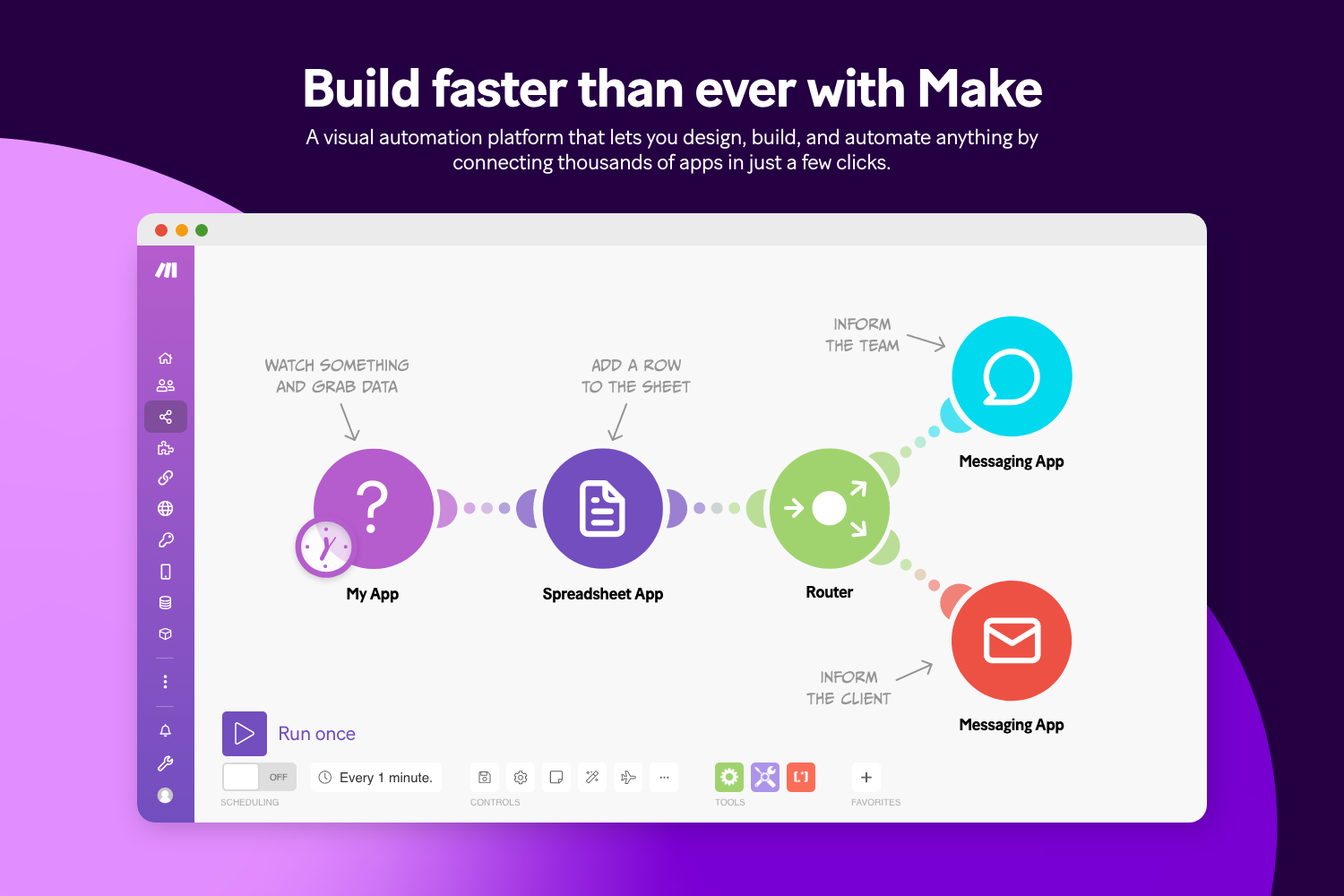 Integration von noCRM und Make