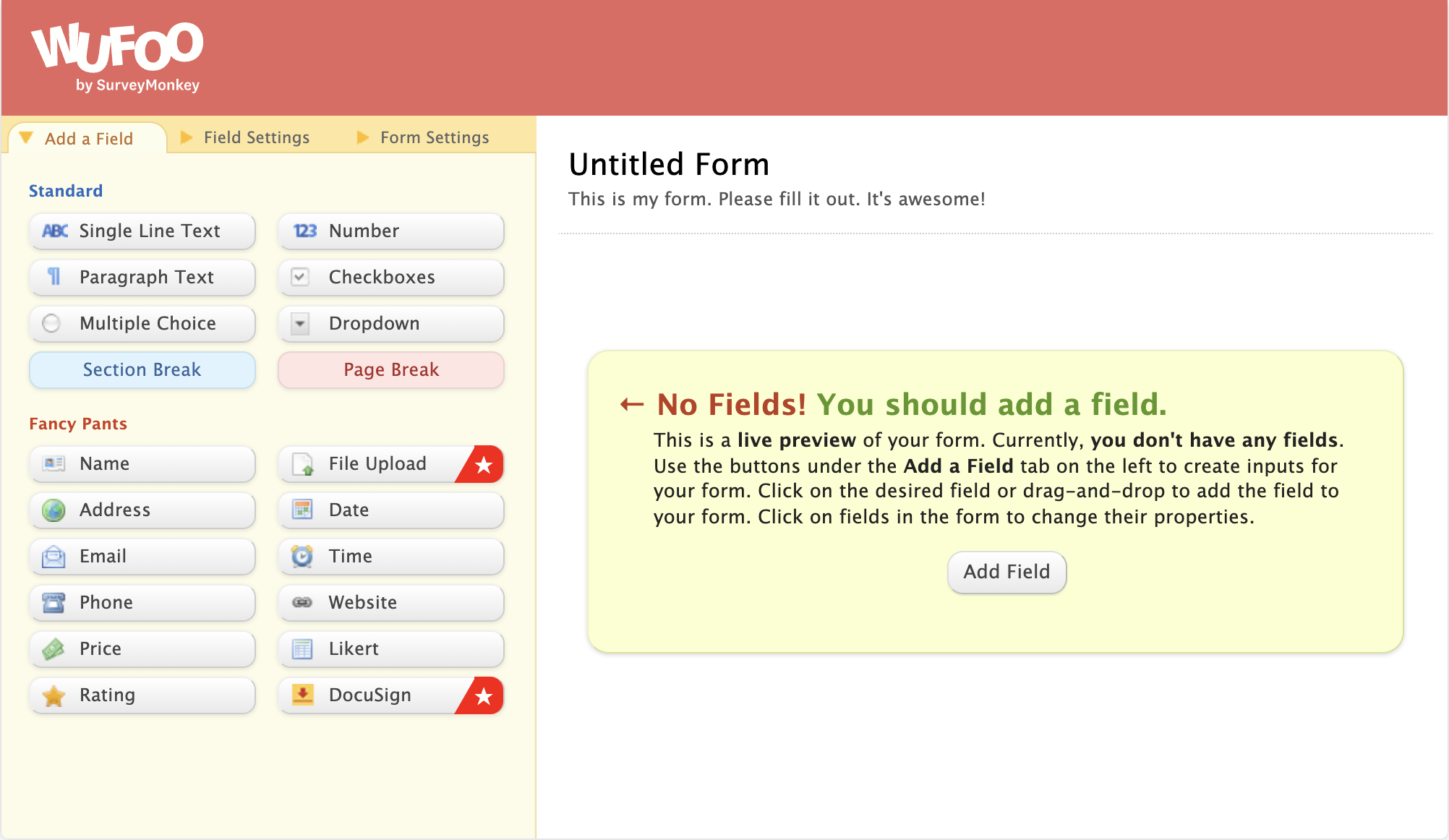 noCRM and Wufoo integration