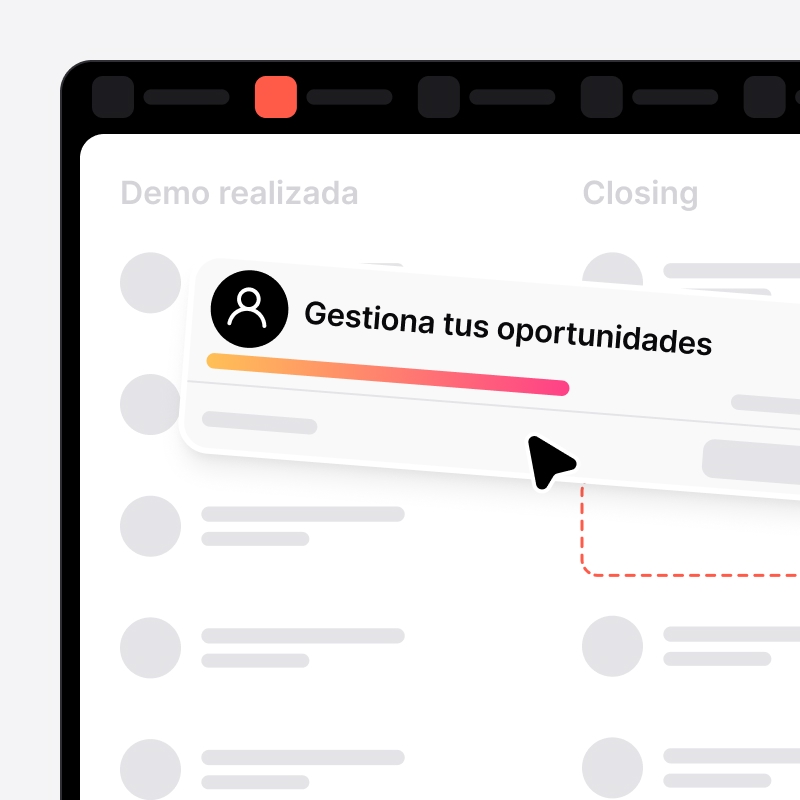 Oportunidad movida en el pipeline visual de noCRM