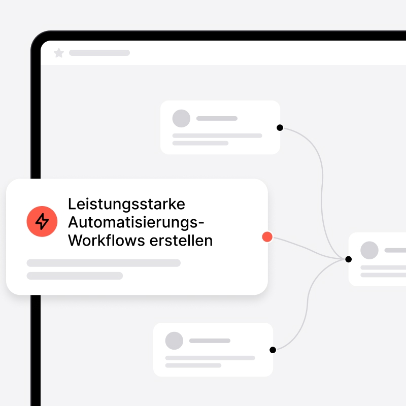 Mit Zapier und noCRM erstellter automatisierter Workflow
