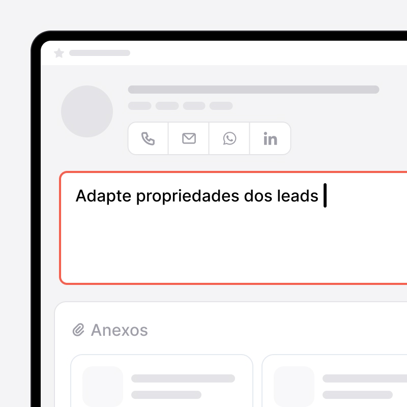 Campos personalizados para adaptar as propriedades dos leads no noCRM