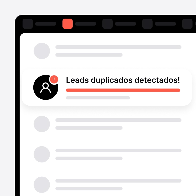 Alerta de lead duplicado no noCRM