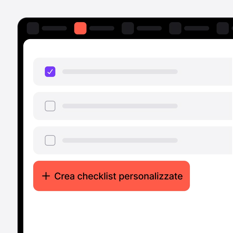 Checklist post-vendita personalizzata in noCRM