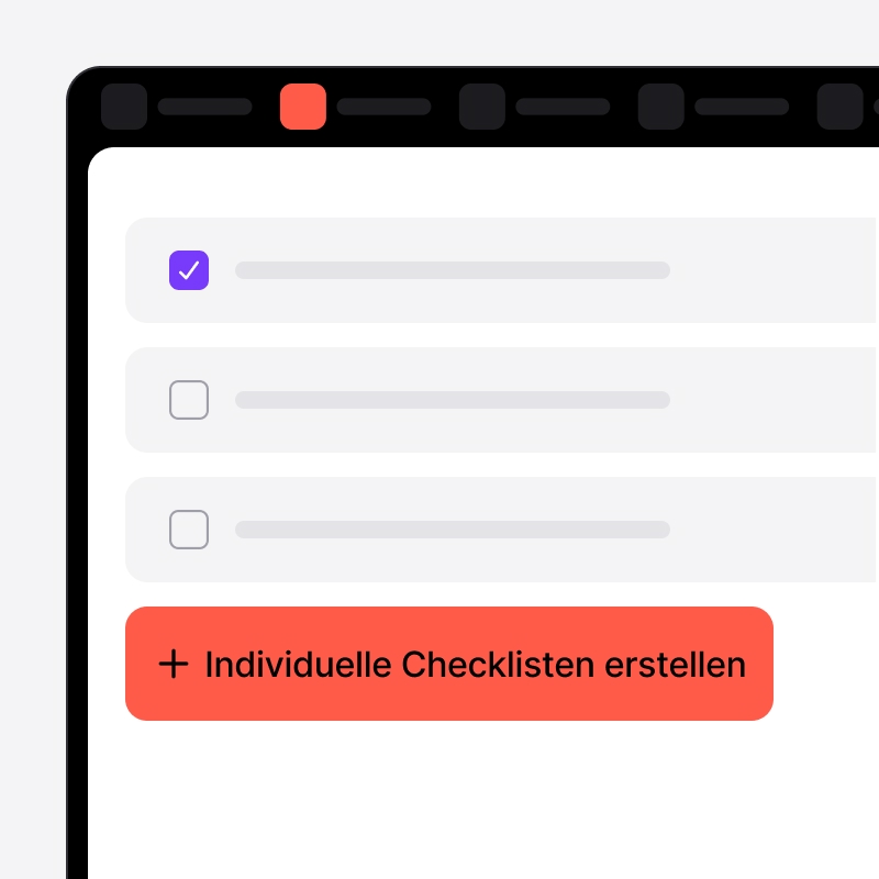 Individuelle After-Sales-Checkliste in noCRM