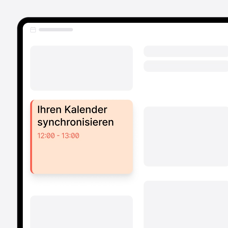 Automatische Kalendersynchronisierung in noCRM