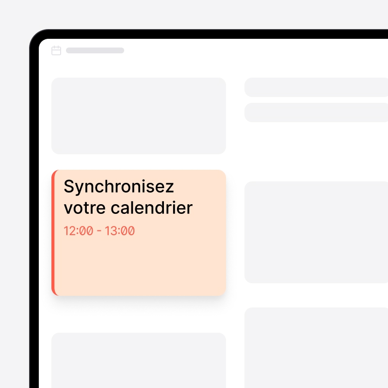 Synchronisation automatique du calendrier dans noCRM