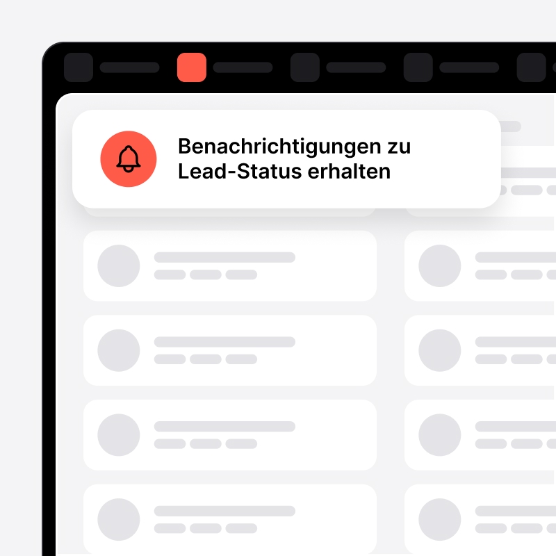 Automatische Benachrichtigungen zum Lead-Status in noCRM