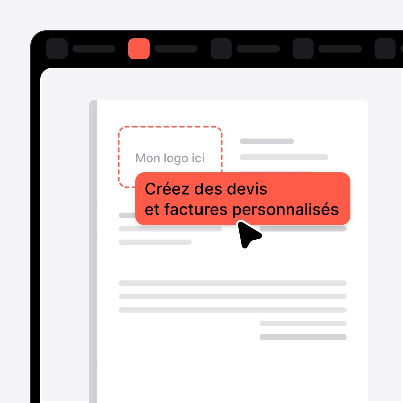 Devis et facture personnalisés créés dans noCRM