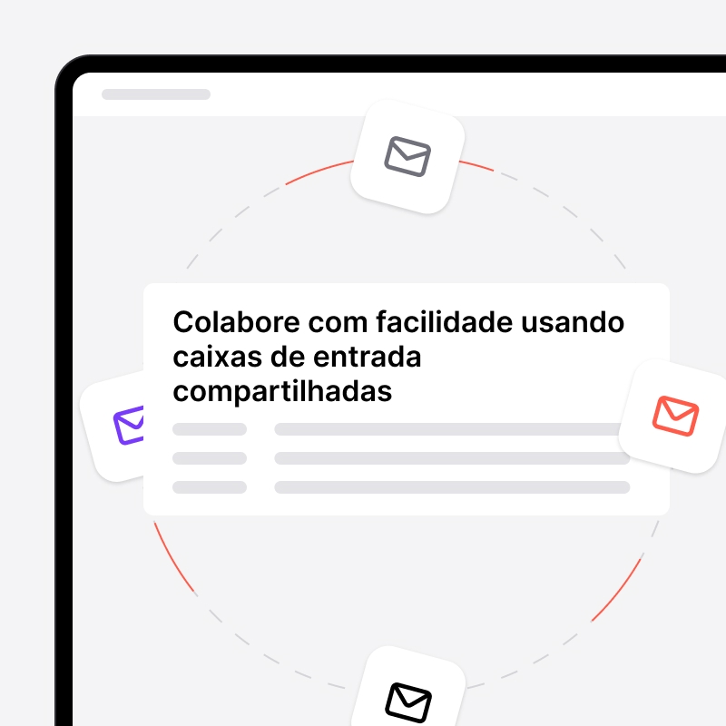Colaboração com caixa de entrada compartilhada no noCRM