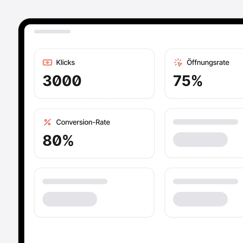 E-Mail-Performance-Tracking in noCRM: Klicks, Öffnungsrate und Conversion