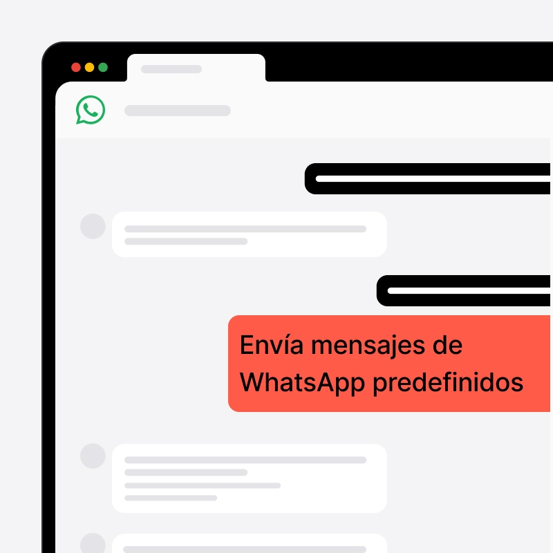 Plantillas de mensajes de WhatsApp predefinidas en noCRM