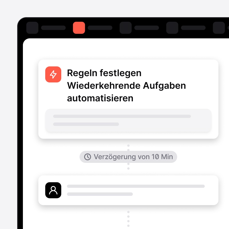 Automatisierungsregeln für wiederkehrende Aufgaben in noCRM