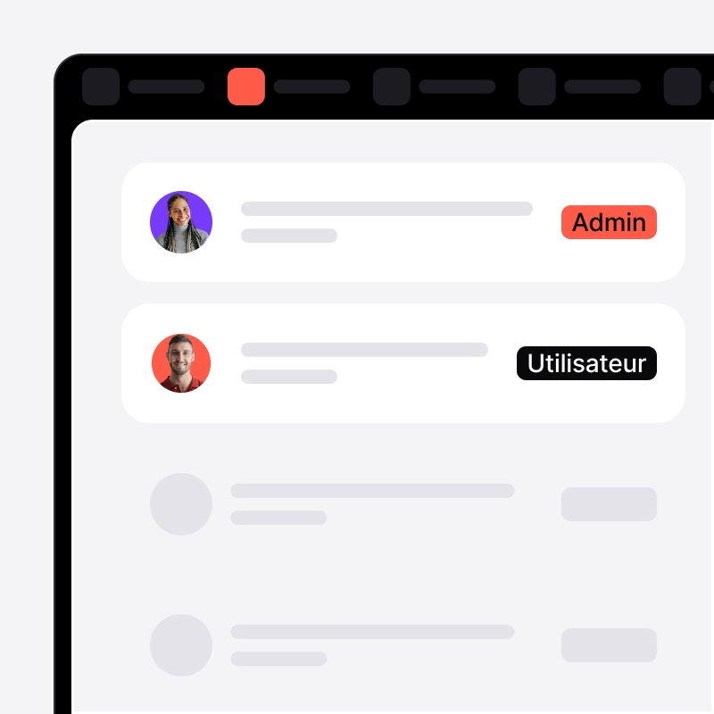 Gestion des rôles et permissions de l'équipe dans noCRM