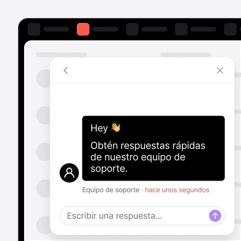 Chat en vivo con el equipo de soporte de noCRM