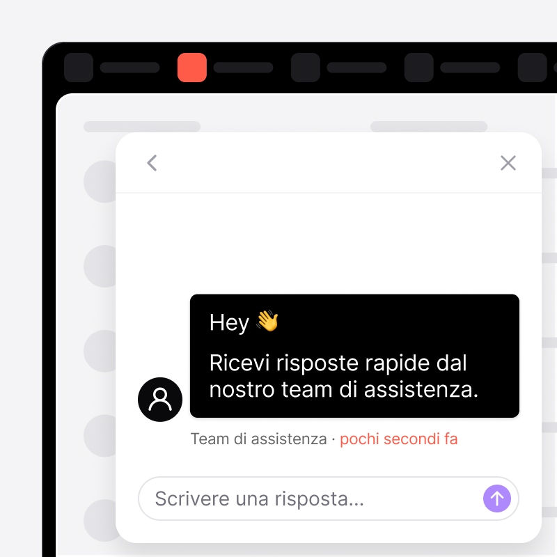 Chat dal vivo con il team di supporto di noCRM