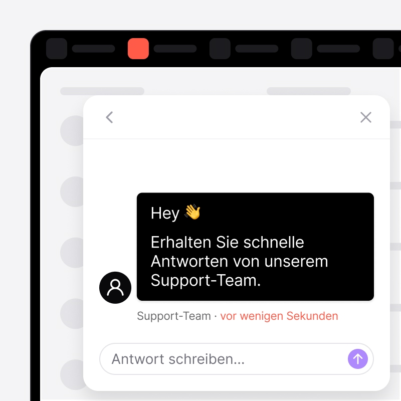 Live-Chat mit dem noCRM Support-Team