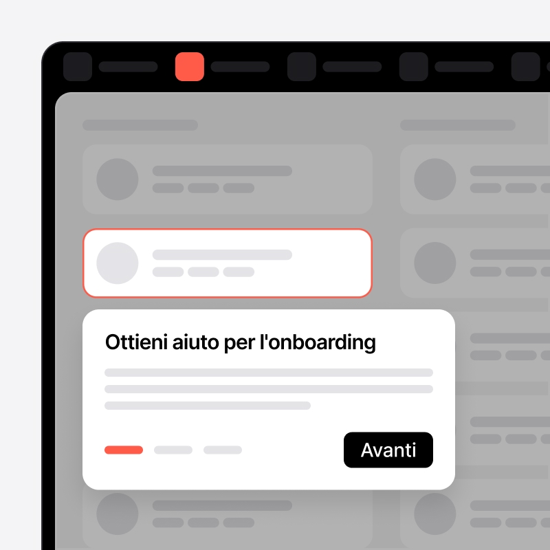 Onboarding personalizzato con partner certificati noCRM