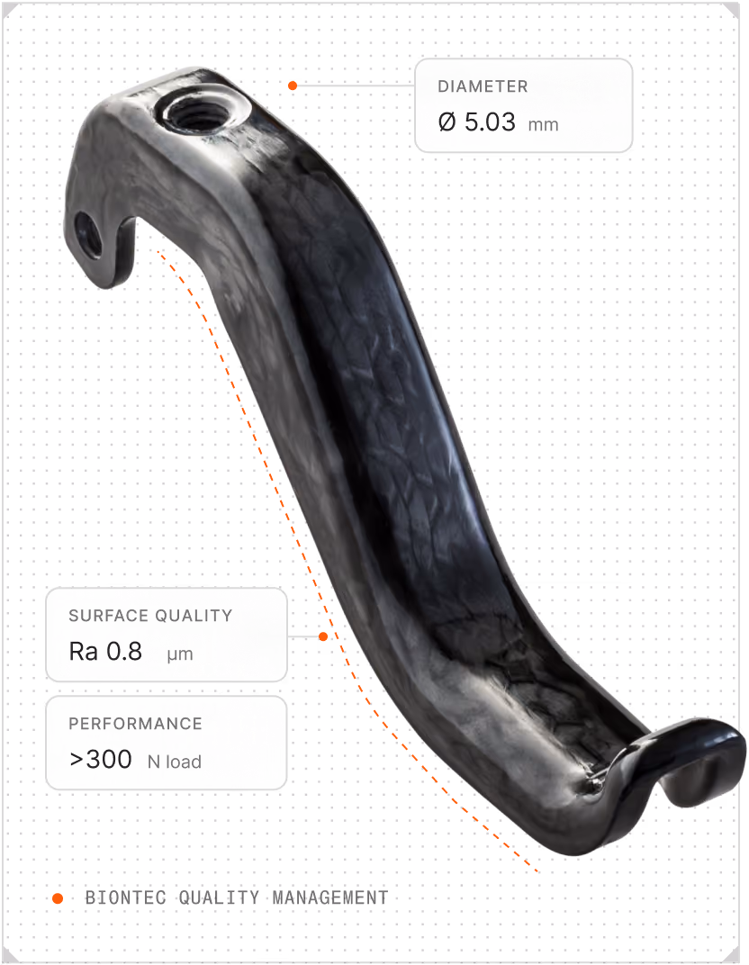 Quality control of composite components at BIONTEC