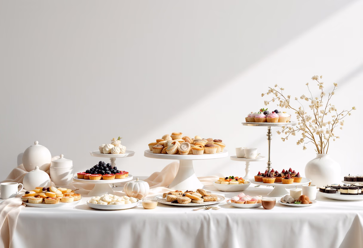 image of wedding catering display