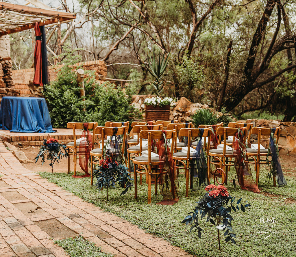 image of event decoration with lights