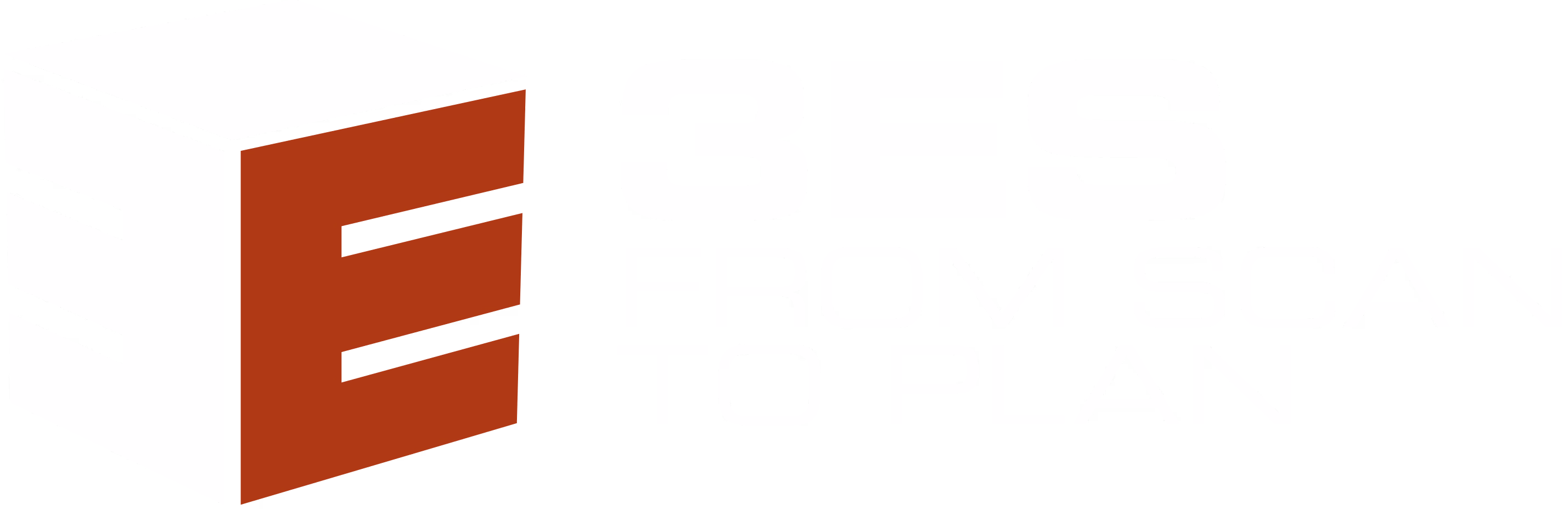 3ES logo with a cube design and the text FROM SCAN TO PLAN.