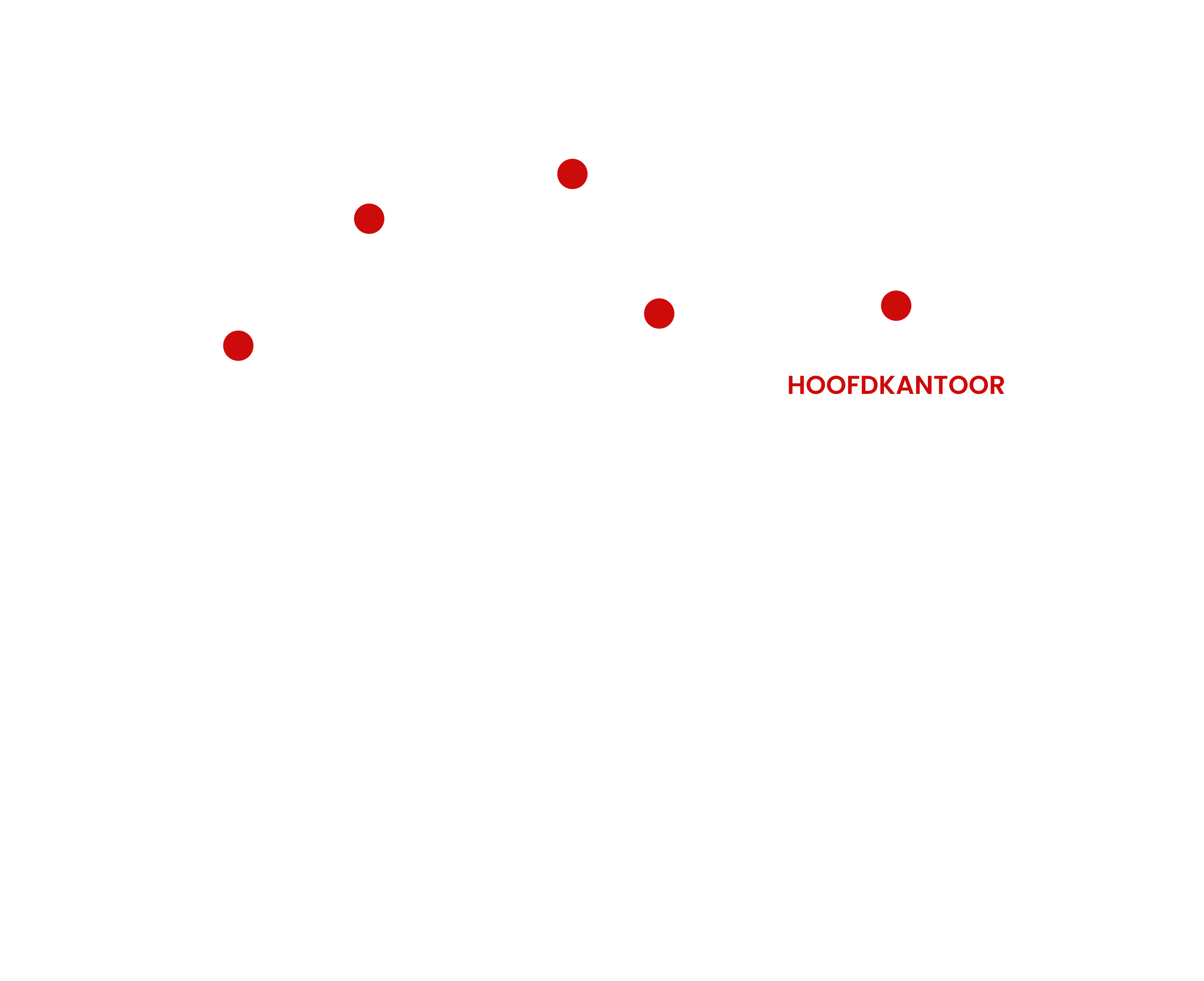 Map of Belgium showing cities: Kortrijk, Gent, Antwerpen, Leuven, and Hasselt labeled with red dots.