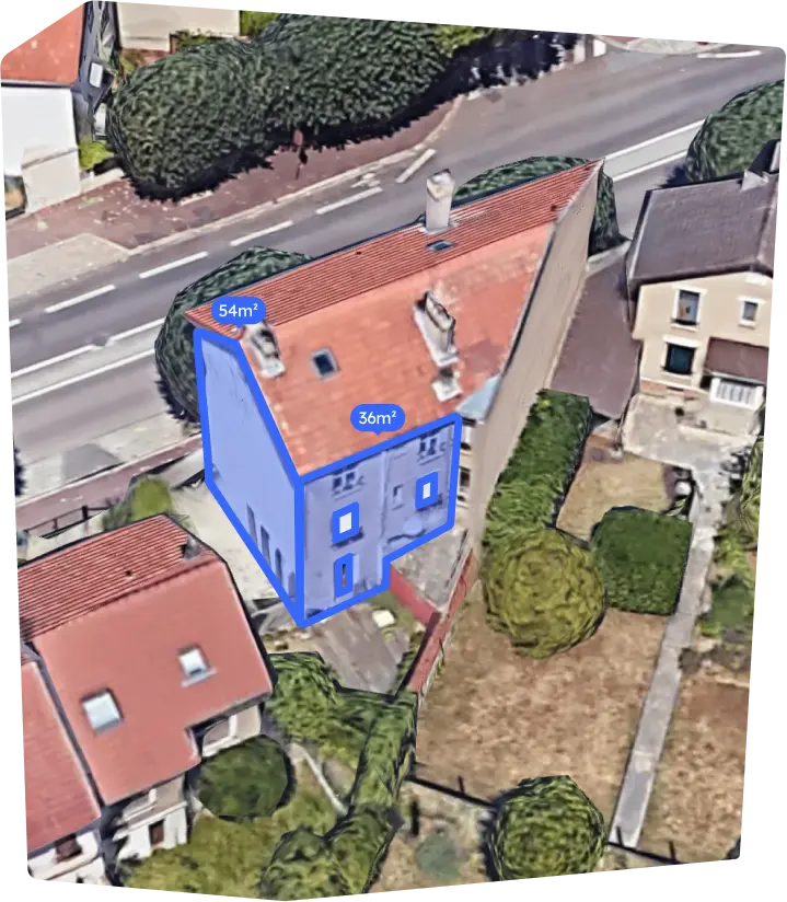 Calcul automatique des surfaces de vos chantiers