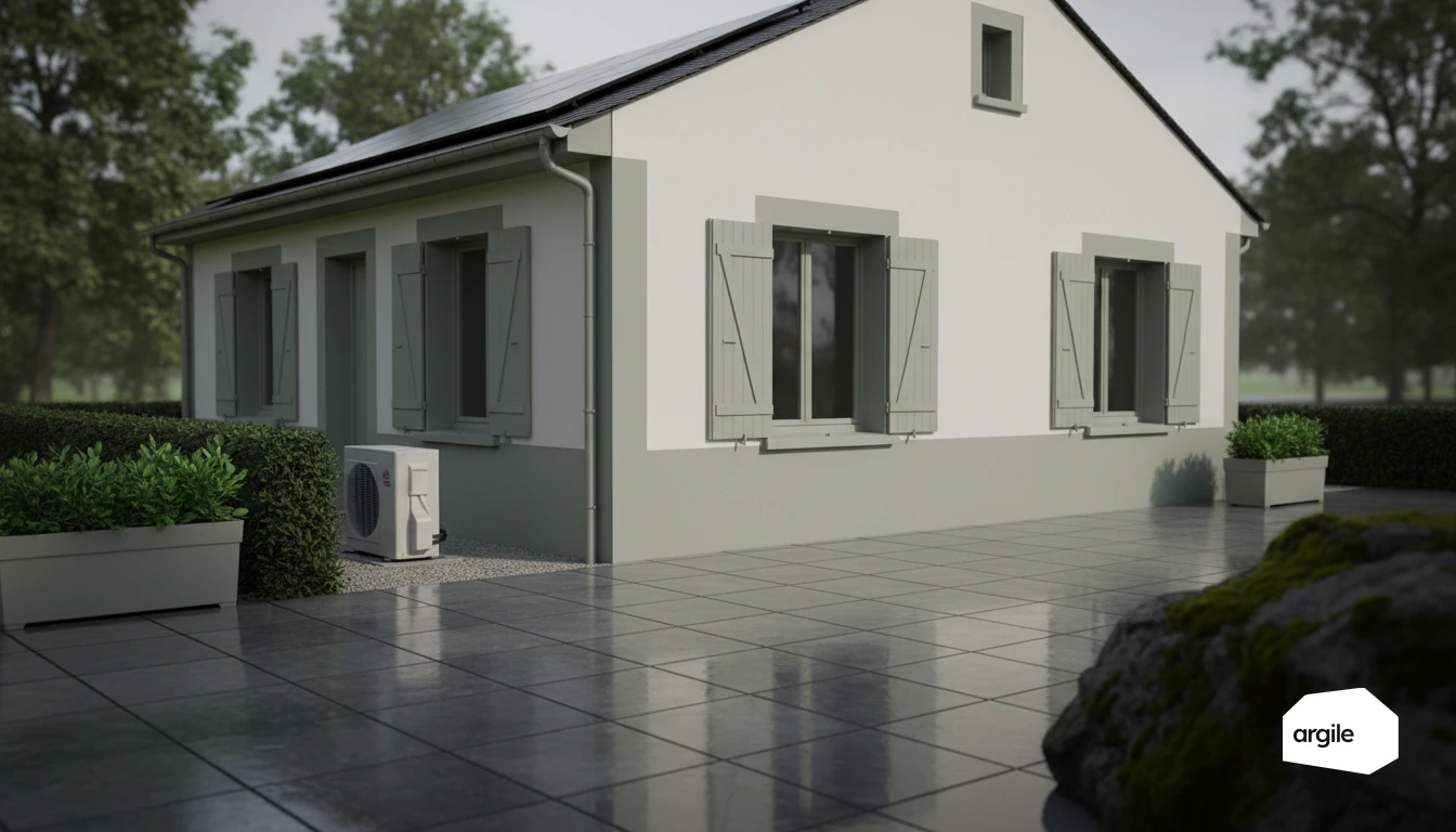 Pavillon rénové, pompe à chaleur, fenêtres neuves