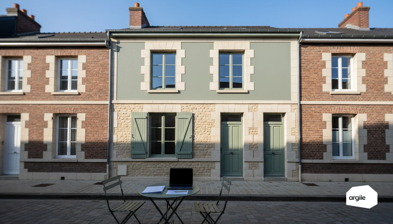 Dossier aides rénovation devant maison rénovée