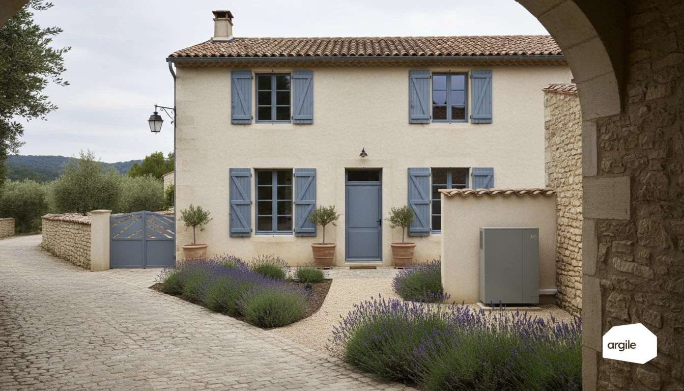 Mas provençal rénové avec PAC et jardin de lavande