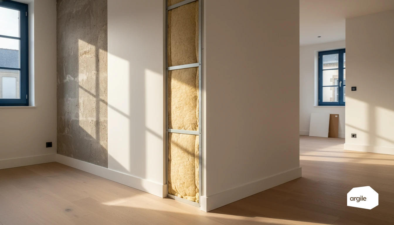 Comparaison doublage isolant et contre-cloison en rénovation