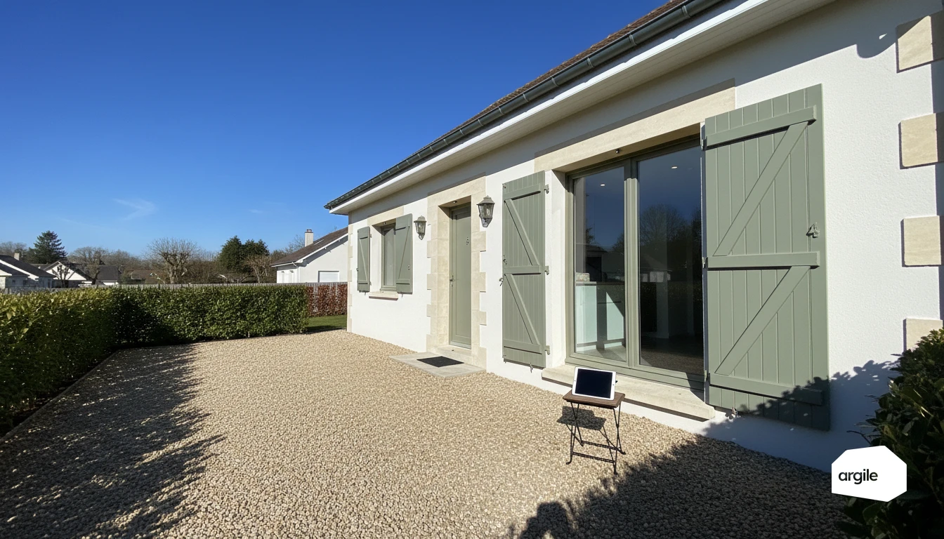 Maison rénovée avec gestion énergétique centralisée